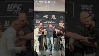 Colby Covington vs Jorge Masvidal Intense Face Off UFC 272 [upl. by Nodnar916]