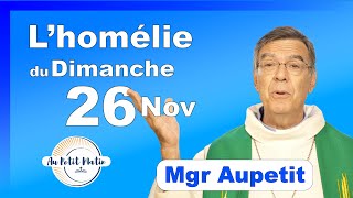 Évangile et homélie du Dimanche 26 Novembre  Avec Mgr Aupetit [upl. by Rexfourd50]