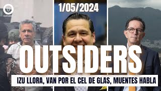 EL TELÉFONO DE GLAS sera periciado  MUENTES HABLA Izurieta LLORA  Outsiders 0105 [upl. by Etteraj]