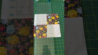 Disappearing 4 patch 5 min Quilt block quilting quiltblocks quilthacks [upl. by Loar]