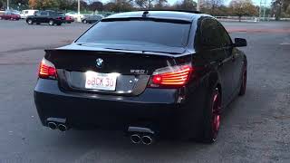 Bmw 2008 550i dual cherry bomb glasspack [upl. by Fabian]