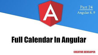 Fullcalendar implement and event add angular  Angular Full Calender  Angular  Angular Tutorial [upl. by Rats868]