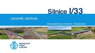 I33 Jaroměř obchvat dokumentace stavby 102024 [upl. by Yentruok408]