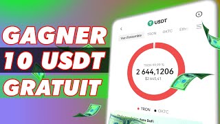 10 USDT GRATUIT  PREUVE DE RETRAIT EN DIRECT EN 3 MINUTES [upl. by Dallas]