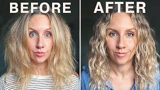 Easy Wavy Hair Routine for Beginners [upl. by Girardo]