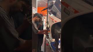 UK FIRST KTM RC 390 KTM HALDWANI Engine FlushingWruth Flushing CLEANER [upl. by Yereffej]