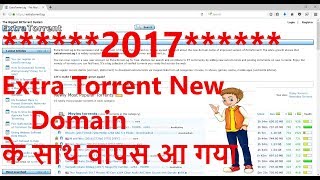 Extera Torrent is Back How to download movie from Extra Torrent free in hindi [upl. by Held]