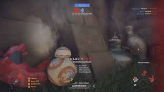 STAR WARS Battlefront II  BB8 rank up coop [upl. by Korrie193]