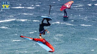 Arranca el Mundial de Wingfoil con saltos altos y trucos mágicos [upl. by Atlee399]