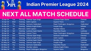 IPL 2024 All Match Schedule Indian Premier League 2024 Full Schedule  ipl 2024 schedule [upl. by Ailhad]