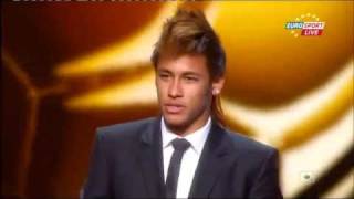 Neymar Wins FIFA quot PUSKAS quot Award For Best Goal Of 2O11 [upl. by The664]