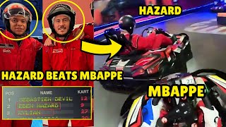 Hazard Beats Mbappe in GoKarting Race in Madrid [upl. by Gow]