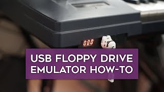 How to install a USB Floppy Drive Emulator in an old keyboard Yamaha EX5 [upl. by Alur]