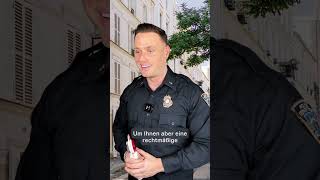 Sind Polizisten ohne Mütze nicht im Dienst 👮​​  WBSLEGAL shorts [upl. by Haimaj]