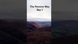 Pennine Way Day 1 Pennineway winterhiking thruhike wildcamping xmid2 durstongear [upl. by Tab188]