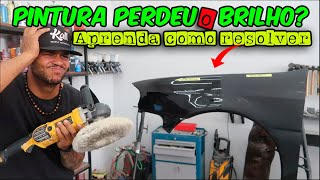 PINTURA DO CARRO PERDEU O BRILHO  RESOLVA DE FORMA SIMPLES [upl. by Atilrep314]