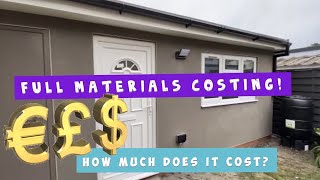 How much does a garden house cost Full cost breakdown of materials [upl. by Helfant387]