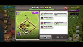 Upcoming Ability Of Grand Warden Heroic Torch In Clash of clans GamerVky7 [upl. by Calica]