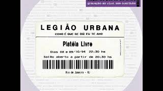 Legião Urbana  Perfeição  O bêbado e a equilibrista  Lithium  Metal contra as nuvens [upl. by Jakoba]