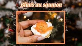 1 vidéo par jour jusquà Noël 🎄🥰  3 Blinis au saumon 🥞😊😉 [upl. by Keen]