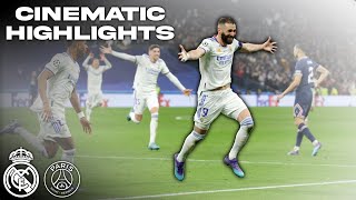 Real Madrid 31 PSG HD  Benzema Hattrick  Champions League 2022  All Goals Resumen y Goles [upl. by Yrrap]