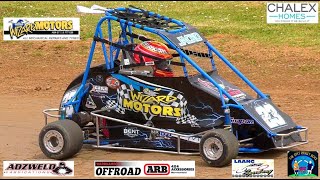 Junior Quarter Midgets Race 8 Laang Speedway 13102024 [upl. by Wyler351]