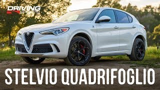 2018 Alfa Romeo Stelvio Quadrifoglio AWD Review [upl. by Arraet]