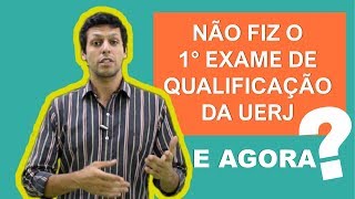 Não fiz o 1º Exame da UERJ e agora To fora do concurso CBMERJ [upl. by Nylia]