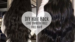 HOW TO GET LONG HEALTHY FRIZZ FREE HAIR Naturally  DIY FRIZZY HAIR HACK 😱 IN 1 MINUTE [upl. by Aniroc]