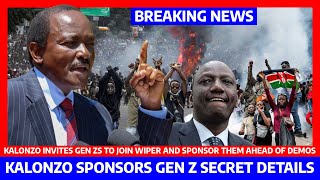 Kalonzo SPONSORS Gen z INVITES Gen zs to Join WIPER promises to SUPPORT them in 2027 against RUTO [upl. by Odessa]