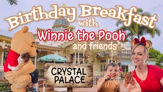 First Time at Crystal Palace  Birthday Breakfast  Pooh and Friends Character Dining [upl. by Web441]