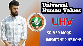 UHV VTU IMPORTANT QUESTIONS 🔥 21UH49Universal Human Values [upl. by Tamqrah]