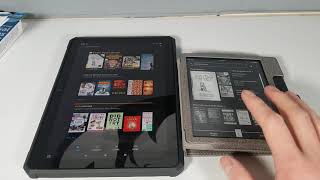 Reading on Amazon Kindle E reader vs Amazon Fire Tablet [upl. by December]