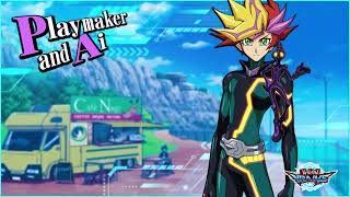 Playmaker and Ai Vrains All Lines EN  Theme Song YuGiOh Duel Links [upl. by Ecyt]