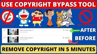 How to Remove Copyright from Movies Cartoons amp Serials with Copyright Bypass Tool in 5 Minutes 😲 [upl. by Gallagher]