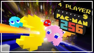 You Don’t Know the PacLore  PacMan 256 4 player gameplay [upl. by Lymn]