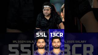 Rinku singh 13 crore 👏👏kkr rinkusingh shahrukh kkrvssrh iplauction cricket ipl2024 [upl. by Dric]