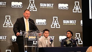 2024 Sun Belt Media Days App State Press Conference [upl. by Dietrich239]