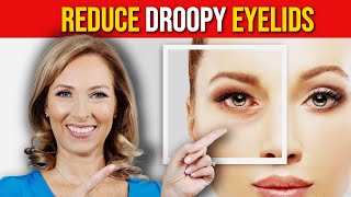 Face Yoga for Droopy Eyelids  Dr Janine [upl. by Nelubez]