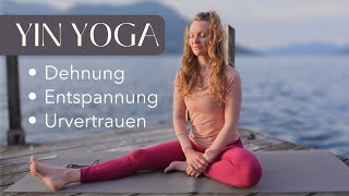 Yin Yoga am Abend I Element Wasser I Angst vs Urvertrauen [upl. by Nede]