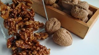 NUECES CARAMELIZADAS RECETA FACÍL  303 [upl. by Nimaynib]