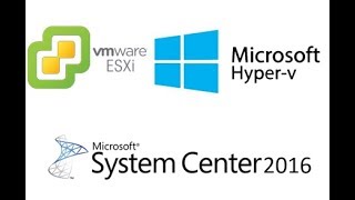 VMWare ESXI and HyperV Core On SCVMM 2016 [upl. by Aihsemat]