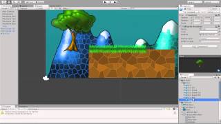 Creating 2D Games in Unity 45 3  Prefabs and Player [upl. by Anilecram]