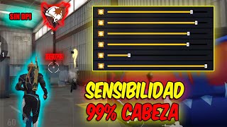 SENSIBILIDAD ACTUALIZADA ⚙️ SIN DPI para dar TODO ROJO 🩸FREE FIRE 2024🔥 [upl. by Lourdes]