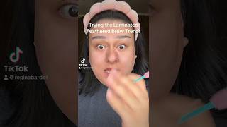 Trying laminated brows [upl. by Langsdon]