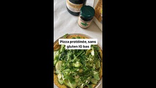 pizza protéinée sans gluten IG bas [upl. by Herodias101]