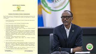 IBYEMEZO BYINAMA YABAMINISITIRI YO KUWA 2722024 KAGAME YIRUKANYE ABATEGETSI BAKOMEYE [upl. by Aldous]