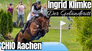 Ingrid Klimke  Der Geländeritt 💪🏼  Trotz Fehler im Springen siegt sie 🥇  CHIO Aachen 2019 [upl. by Loreen]