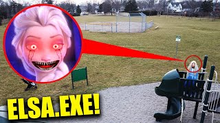 We used Our Drone to CATCH ELSAEXE at Haunted park Near STROMEDYS House We Found HER [upl. by Yelnet]