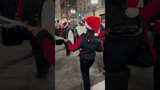 Central Hugh School Marching Band at the Christmas Parade 2024 [upl. by Dekeles]